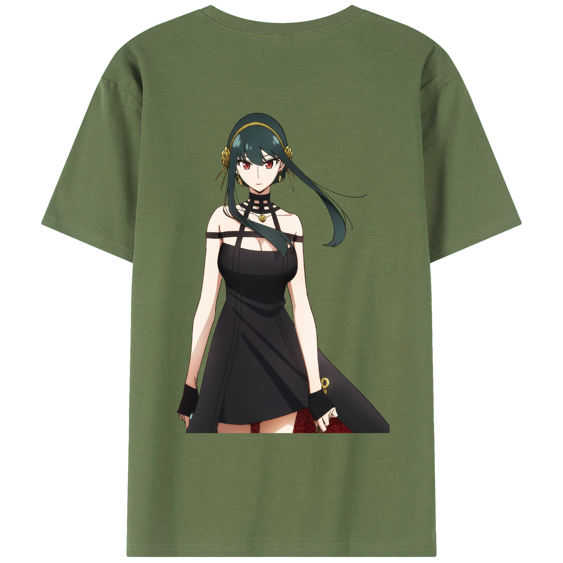 （画像用） SPY×FAMILY间谍家家酒 綿100％ メンズ半袖Tシャツ（バックプリント） 通気性